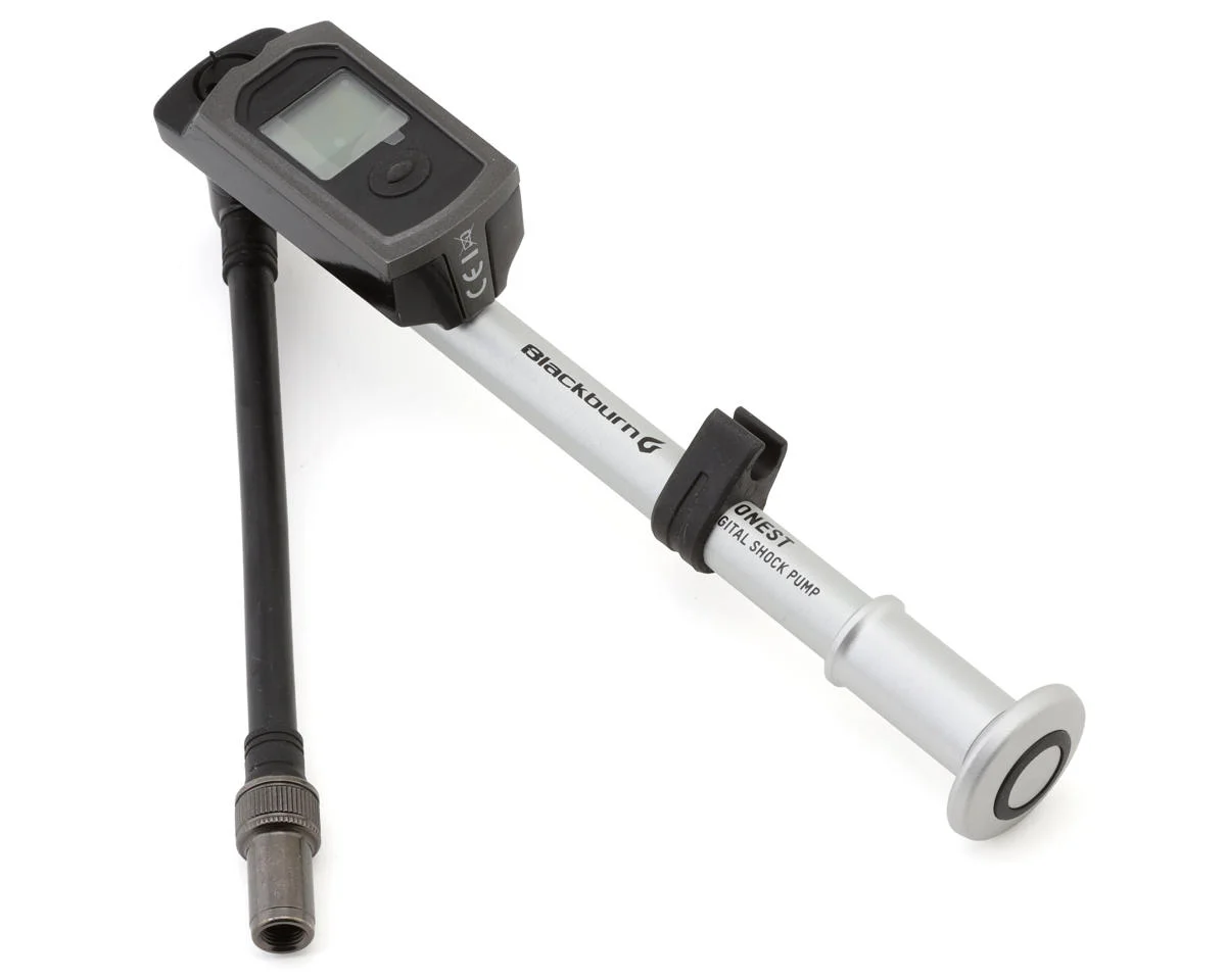Blackburn Honest Digital Shock Mini-Pump (Silver)